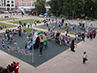 На площади Юности в Ярославле открыт детский городок